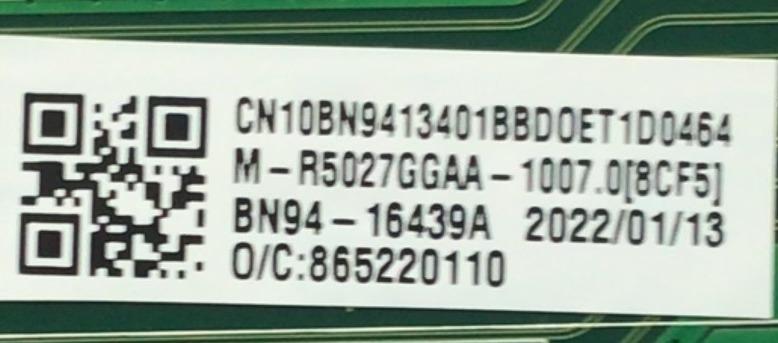 MAIN PARA MONITOR SAMSUNG / NUMERO DE PARTE BN94-16439A / BN41-02719A / BN9416439A / 16439A / PANEL CY-PR270DGHV1F / DISPLAY SG2701B01-C VER.2.2 / MODELO LC27RG50FQNXZA CB94 - Imagen 2